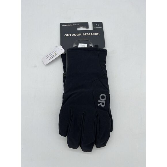 OUTDOOR RESEARCH Sureshot Softshell Gloves Black New Size XL Men’s - Picture 1 of 4